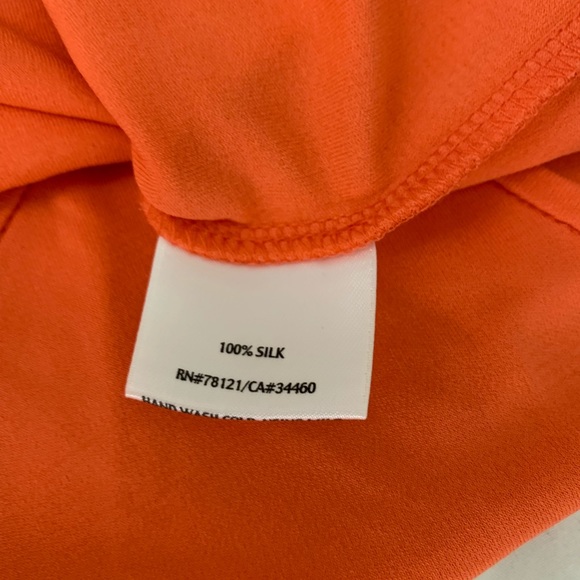 Eileen Fisher Coral Silk Tank Top - Picture 4 of 4